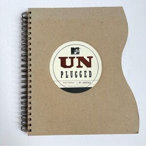 MTV Unplugged First Edition Spiral Bound Book 1995